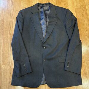 Brooks Brothers 346 charcoal Gray stretch wool blazer 44R Egypt classic 2 button
